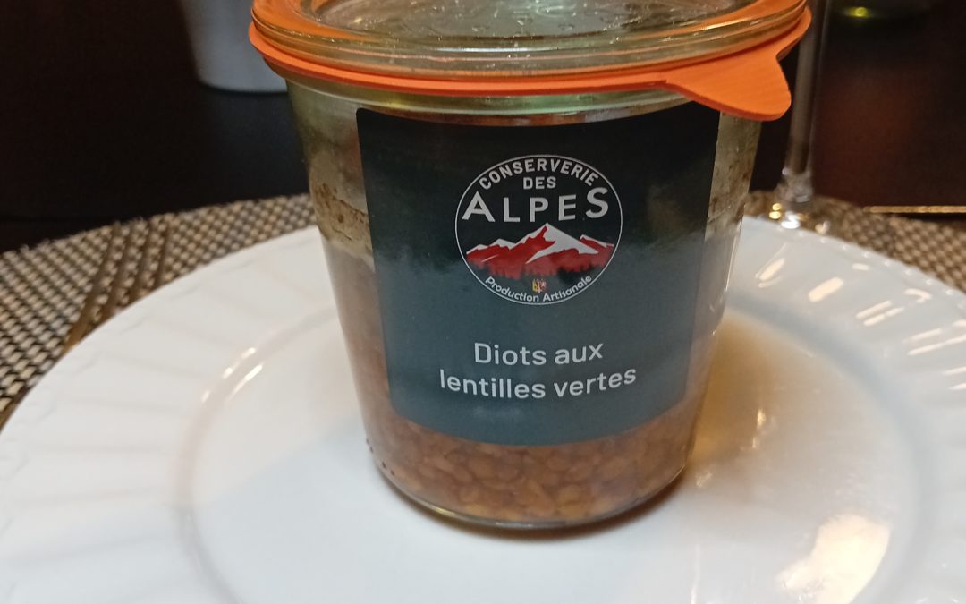 DIOTS AUX LENTILLES VERTES