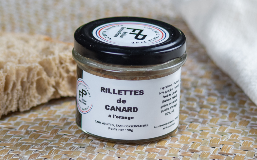 Rillettes de canard à l&rsquo;orange par Fabien Pairon MOF