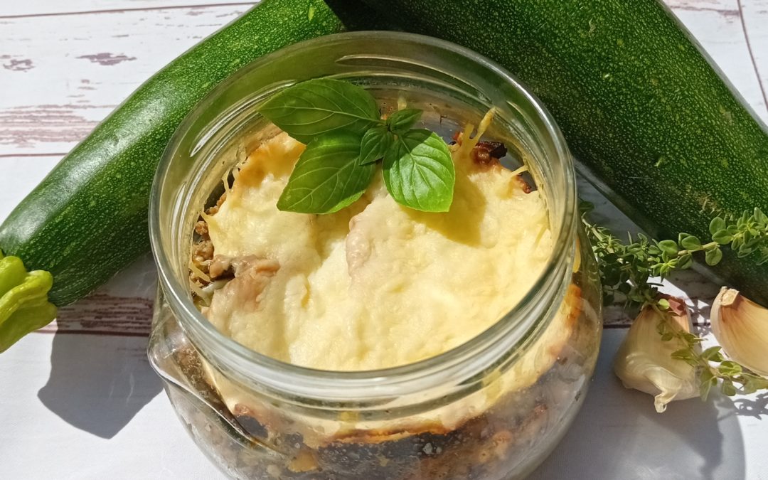 COURGETTES FARCIES BOEUF ET PORC